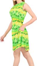Load image into Gallery viewer, LA LEELA Women&#39;s Summer Swimsuit Bikini Swimwear Cover Up US 4 [S] Green_T800