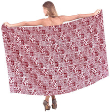 Load image into Gallery viewer, LA LEELA Beachwear Bikini Cover up Bathing Suit Wrap Pareo Women 18 ONE Size