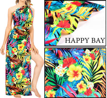 Load image into Gallery viewer, La Leela Women&#39;s Hawaiian Bikini Beach Wrap Sheer Sarong Swimming Bathing suit Beachwear Swim Dress Pareo Cover up Long 78&quot;X42&quot;  Orange 913596