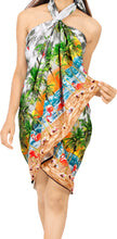 Load image into Gallery viewer, LA LEELA Women&#39;s Long Beach Wrap Beach Swimsuit Cover Up HAWAIIAN Print Sarong Wrap- ONE SIZE