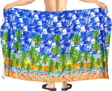 Load image into Gallery viewer, La Leela Men&#39;s Swimsuit Beach Cover up Summer Sarong One Size Royal Blue_V951