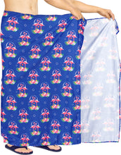 Load image into Gallery viewer, la-leela-Men&#39;s-Swimsuit-Beach-Towel-Lungi-Sarong-Wrap-One-Size-Royal-Blue_AA14