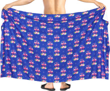 Load image into Gallery viewer, La Leela Men&#39;s Swimsuit Beach Towel Lungi Sarong Wrap One Size Royal Blue_AA14