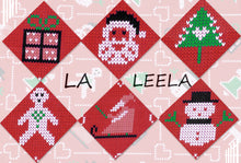 Load image into Gallery viewer, LA LEELA Women&#39;s Tropical Santa Claus Party Ugly Hawaiian Christmas Day Shirts RED