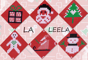 LA LEELA Women's Tropical Santa Claus Party Ugly Hawaiian Christmas Day Shirts RED