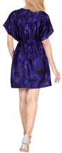 Load image into Gallery viewer, LA LEELA Women&#39;s Swimwear Bathing Suit Coverups Dress XL-XXL Navy Blue_AA508