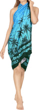 Load image into Gallery viewer, LA LEELA Women&#39;s Stylish Hawaiian Print Long Pareo Sarong Bikini Wrap Beachwear Cover up