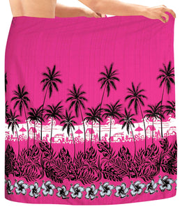 LA LEELA Swimsuit Swimwear Cover ups Beachwear Wrap Mens Sarong Bathing Suit Pareo Swim
