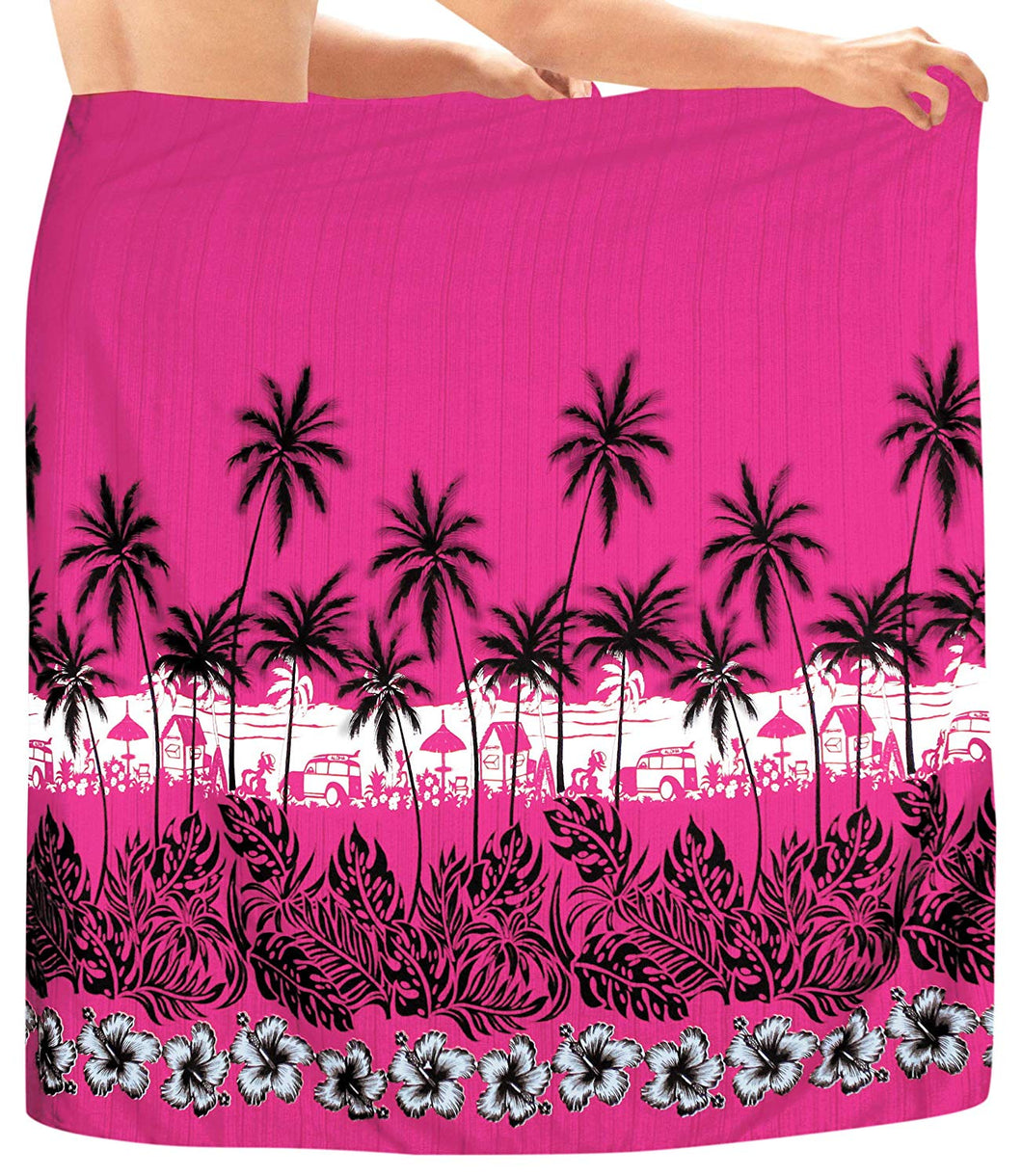 LA LEELA Swimsuit Swimwear Cover ups Beachwear Wrap Mens Sarong Bathing Suit Pareo Swim