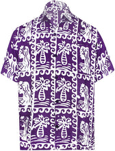 Load image into Gallery viewer, la-leela-shirt-casual-button-down-short-sleeve-beach-shirt-men-pocket-batik-27