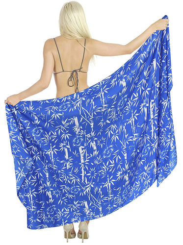 LA LEELA Women Beachwear Sarong Bikini Cover up Wrap Bathing Suit 30 Plus Size