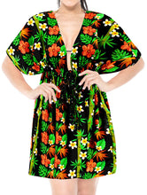 Load image into Gallery viewer, LA LEELA Cover up Beach Bikini Swimwear Swimsuit Kaftan Dress Women Printed