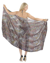 Load image into Gallery viewer, LA LEELA Beachwear Bikini Cover up Bathing Suit Wrap Pareo Women 19 ONE Size