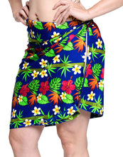 Load image into Gallery viewer, LA LEELA Women Beachwear Bikini Cover up Wrap Pareo Dress Swimwear Mini Sarong 2