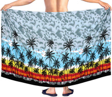 Cargar imagen en el visor de la galería, LA LEELA Swimwear Bathing Suit Cover ups Mens Sarong Wrap Pareo Swimsuit Beachwear Towel
