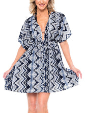 Load image into Gallery viewer, LA LEELA Coverup Beach Bikini Swimwear Swimsuit Caftan Dress Women Printed