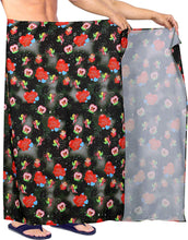 Load image into Gallery viewer, LA LEELA Men Sarong Swimwear Beachwear Wrap Swimsuit Pareo Cover up Bathing Suit