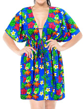Load image into Gallery viewer, LA LEELA Cover up Beach Bikini Swimwear Swimsuit Kaftan Dress Women Printed