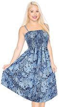Load image into Gallery viewer, LA LEELA Women&#39;s One Size Beach Dress Tube Dress One Size