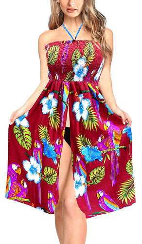 Beach wear Swimwear Womens Maxi Skirt Swimsuit Cover up Tube Top Halter Neck