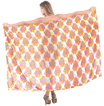Load image into Gallery viewer, LA LEELA Beachwear Bikini Cover up Bathing Suit Wrap Pareo Women 19 ONE Size