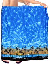 Load image into Gallery viewer, LA LEELA Beach Wear Mens Sarong Pareo Wrap Cover ups Bathing Suit Swimsuit Beach Towel