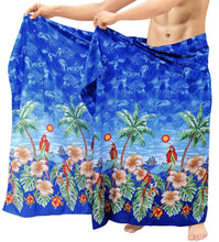 Load image into Gallery viewer, Vintage Casual Aloha Beachwear Wrap Swimwear/Sleepwear Pareo Likre Mens Sarong