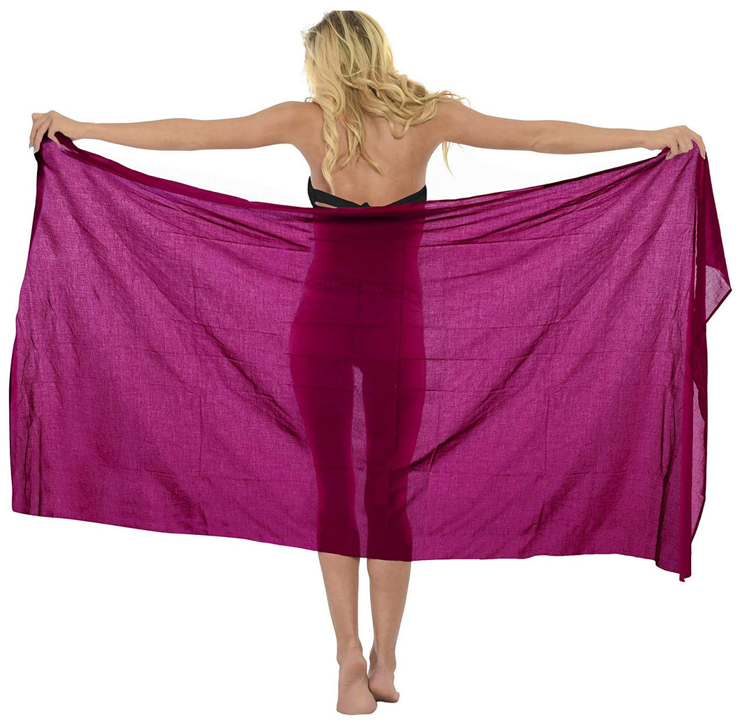 la-leela-womens-beach-bikini-cover-up-wrap-bathing-suit-sarong-solid-5-one-size