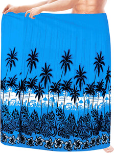 LA LEELA Swimsuit Swimwear Cover ups Beachwear Wrap Mens Sarong Bathing Suit Pareo Swim