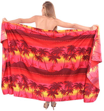 Load image into Gallery viewer, la-leela-womens-beach-bikini-cover-up-wrap-bathing-suit-sarong-3-plus-size