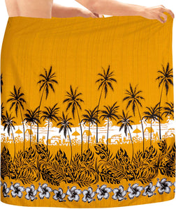 LA LEELA Swimsuit Swimwear Cover ups Beachwear Wrap Mens Sarong Bathing Suit Pareo Swim