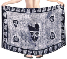 Load image into Gallery viewer, LA LEELA Beach Towel Swim Batik Beach Wear Mens Sarong Pareo Cover ups Wrap Bathing Suit