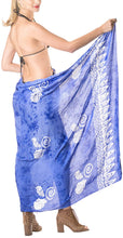 Cargar imagen en el visor de la galería, LA LEELA Womens Plus Size Sarong Swimsuit Cover Up Beach Wrap Skirt Sarong Wraps for Women Large Maxi EI