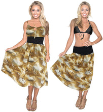 Cargar imagen en el visor de la galería, la-leela-soft-printed-maxi-wedding-designer-dresses-brown-739-one-size