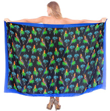 Load image into Gallery viewer, LA LEELA Women Beachwear Bikini Wrap Cover up Swimwear Gradient ONE Size