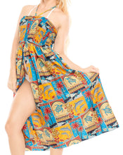 Load image into Gallery viewer, swimsuit-swimwear-cover-up-womens-maxi-skirt-beach-wear-tube-top-halter-neck