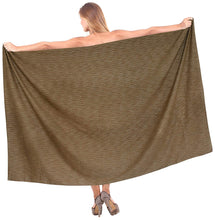 Load image into Gallery viewer, LA LEELA Women Beachwear Bikini Wrap Cover up Swimwear Bathing Suit 16 ONE Size