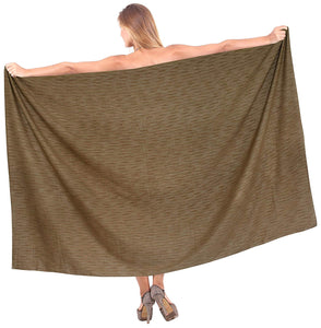 LA LEELA Women Beachwear Bikini Wrap Cover up Swimwear Bathing Suit 16 ONE Size