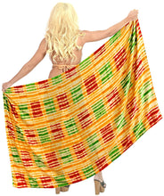 Load image into Gallery viewer, LA LEELA Mini Sarong Women Beachwear Bikini Wrap Cover up Swimwear Multi