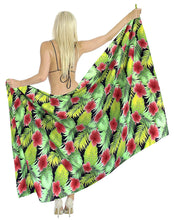 Load image into Gallery viewer, LA LEELA Women Beachwear Sarong Bikini Cover up Wrap Bathing Suit 5 ONE Size