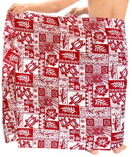 Load image into Gallery viewer, LA LEELA Beach Wear Mens Sarong Pareo Wrap Cover upss Bathing Suit Beach Towel Swimming