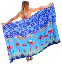 Load image into Gallery viewer, la-leela-women-beachwear-bikini-wrap-cover-up-swimwear-bathing-suit-27-plus-size