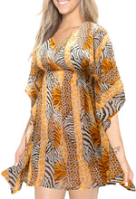 Load image into Gallery viewer, la-leela-coverup-beach-bikini-swimwear-swimsuit-kimono-dresses-women-printed