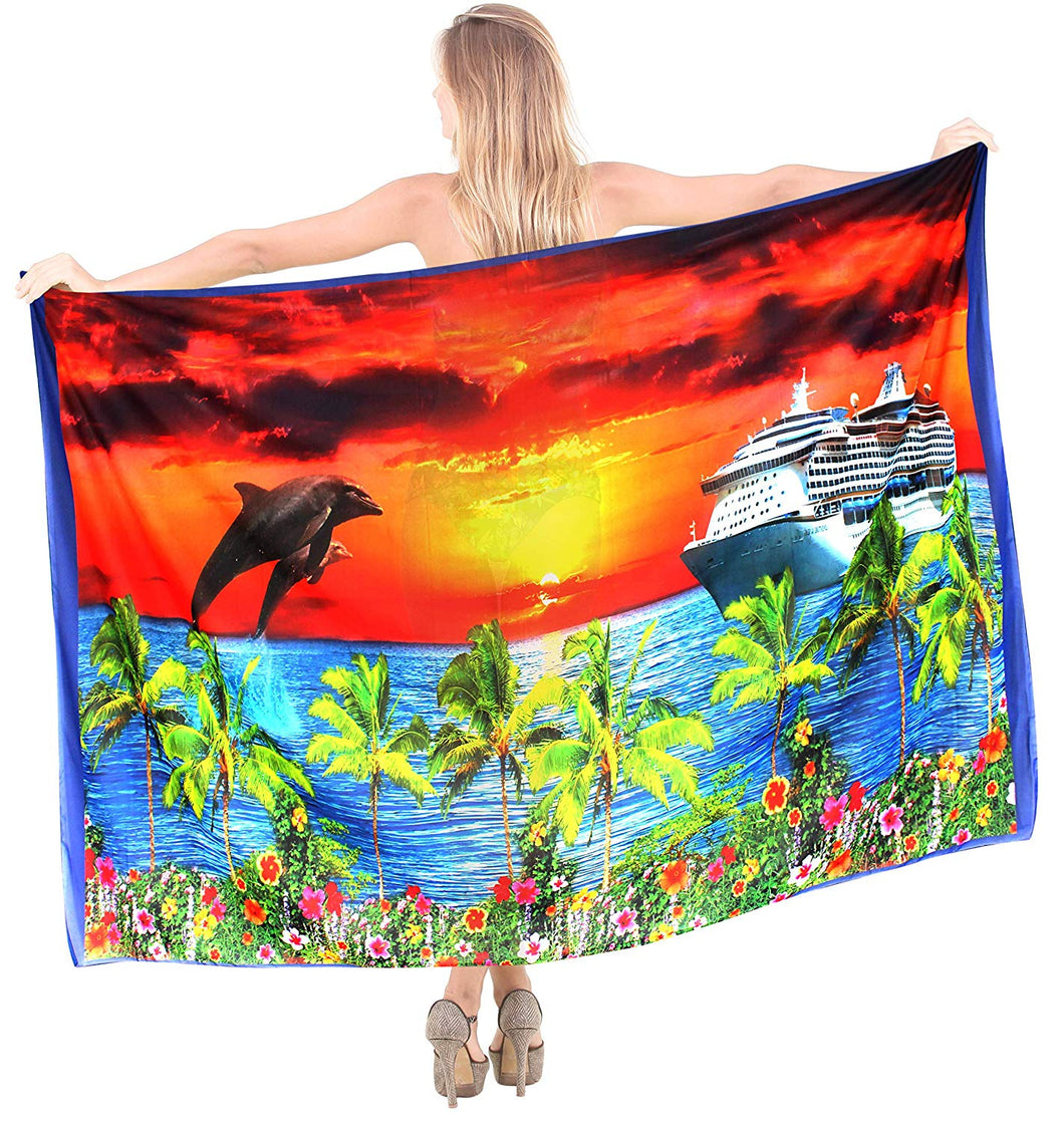 la-leela-womens-bikini-wrap-cover-up-swimsuit-dress-sarong-digital-plus-size