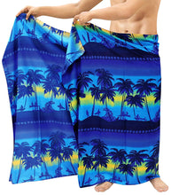Load image into Gallery viewer, la-leela-beach-wear-pareo-wrap-cover-ups-bathing-suit-beach-towel-mens-sarong-swimsuit