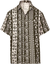 Load image into Gallery viewer, LA LEELA Shirt Casual Button Down Short Sleeve Beach Shirt Men Aloha Pocket 14