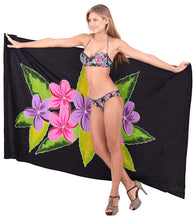 Cargar imagen en el visor de la galería, LA LEELA Women&#39;s Swimsuit Cover Up Sarong Bikini Swimwear Beach Cover-Ups Wrap Skirt Large Maxi ER
