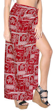 Load image into Gallery viewer, la-leela-womens-summer-casual-loose-swing-t-shirt-beach-sundress-kaftan-cover-up-1