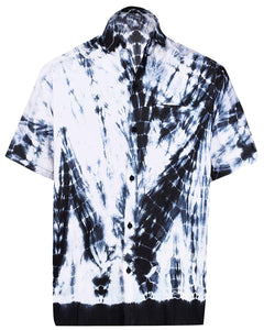 LA LEELA Everyday Essentials Casual Cotton Tropical Hawaiian Mens Shirt at