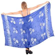 Load image into Gallery viewer, LA LEELA Womens Plus Size Sarong Swimsuit Cover Up Beach Wrap Skirt Sarong Wraps for Women Large Maxi EI
